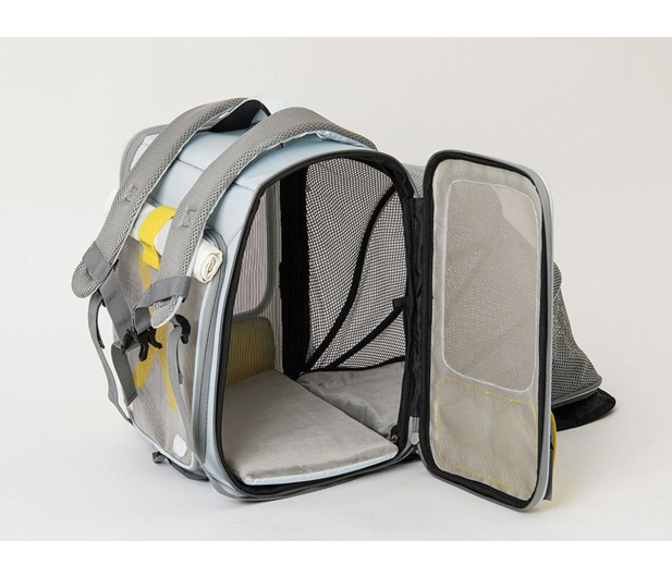 PetKit X ZONE Pet Carrier plecak transportowy dla zwierząt - szary - 1606127 - zdjęcie 11